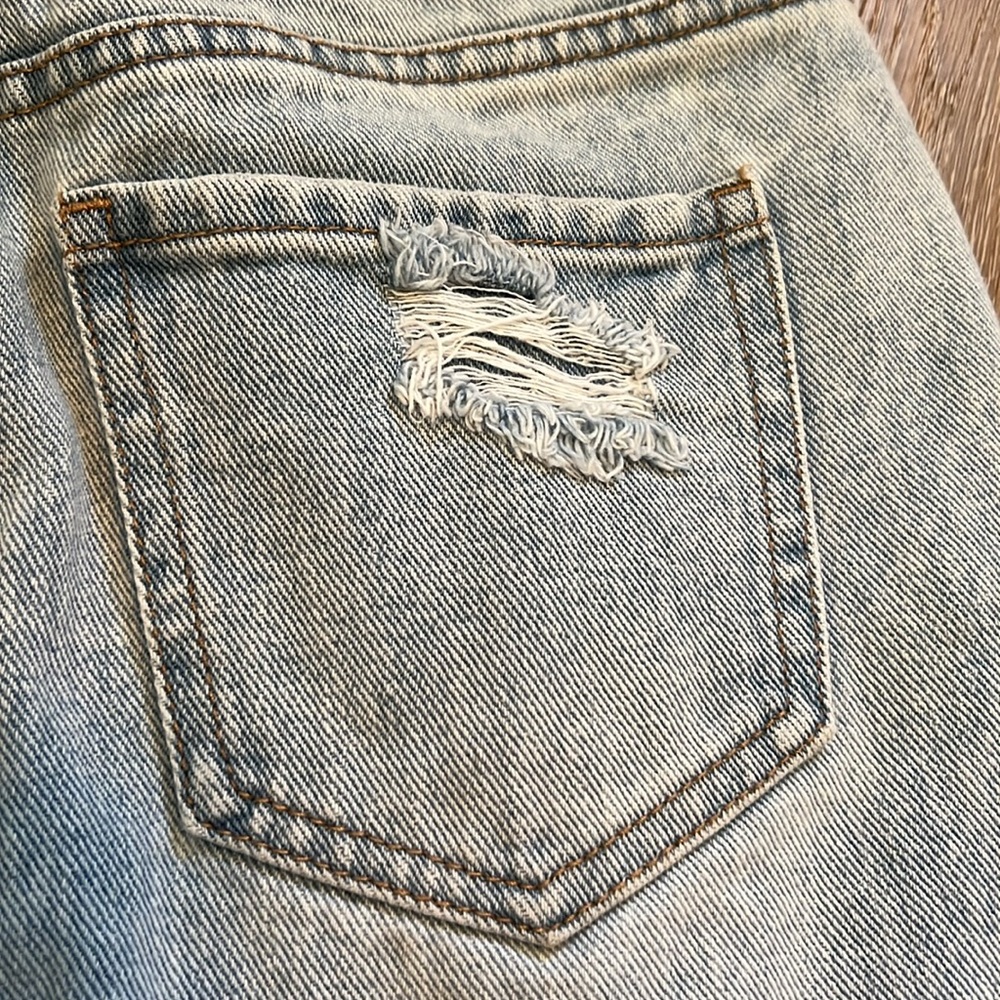 Pacsun distressed Jean skirt women’s size 23 - Picture 5 of 11